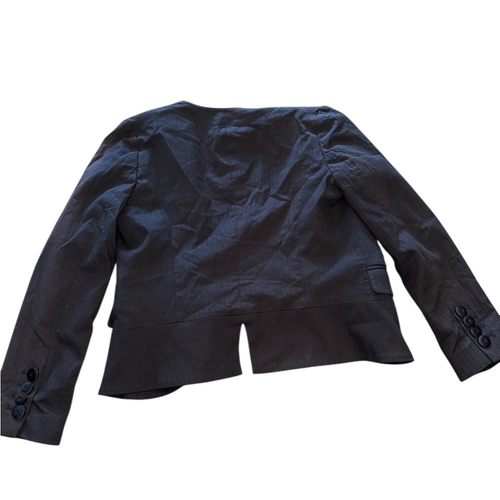 Marc Jacobs Black Fitted Blazer – Size 0 with Satin Pink Lining - Picture 5 of 6